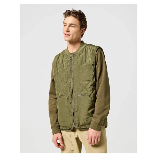 WRANGLER MĘSKA KAMIZELKA ELEVATED VEST IVY GREEN 112357210 W44E016396 ze sklepu YouNeedit.pl w kategorii Kamizelki męskie - zdjęcie 180312408