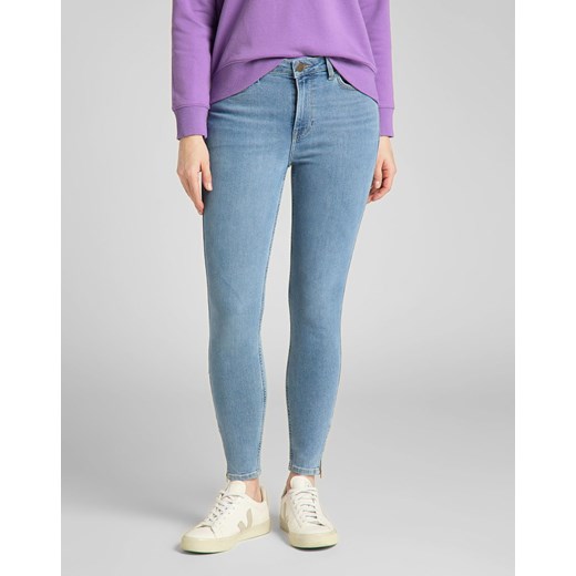 LEE SCARLETT HIGH DAMSKIE SPODNIE JEANSOWE ZIP GREY LIV L31BQDBR 112139833 ze sklepu YouNeedit.pl w kategorii Jeansy damskie - zdjęcie 180312469