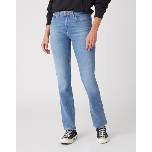SPODNIE DAMSKIE WRANGLER STRAIGHT SUNKISS W28TJH28W 112128499 ze sklepu YouNeedit.pl w kategorii Jeansy damskie - zdjęcie 180312568