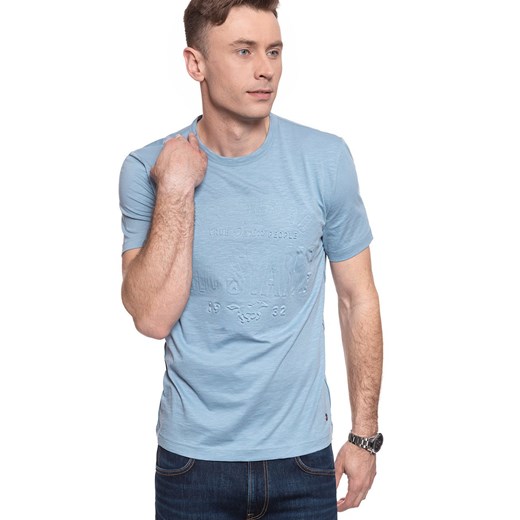 MĘSKI T-SHIRT MUSTANG ALEX C EMBOSS 1008957 5124 Mustang M YouNeedit.pl