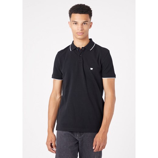 WRANGLER POLO SHIRT MĘSKA KOSZULKA POLO BLACK W7BHK4100 112324468 ze sklepu YouNeedit.pl w kategorii T-shirty męskie - zdjęcie 180313266