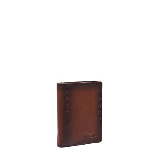 MUSTANG Temi RFID Aluminium Case Wallet MĘSKI SKÓRZANY PORTFEL PREMIUM POJEMNY NA KARTY SKÓRA BROWN 06.103901 ze sklepu YouNeedit.pl w kategorii Portfele męskie - zdjęcie 180313679