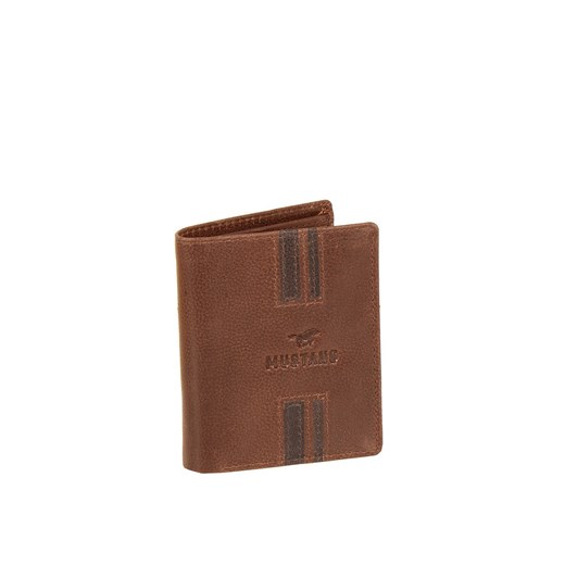 MUSTANG ASTI WALLET MĘSKI SKÓRZANY PORTFEL PREMIUM POJEMNY NA KARTY SKÓRA BROWN 06.101101 ze sklepu YouNeedit.pl w kategorii Portfele męskie - zdjęcie 180313878