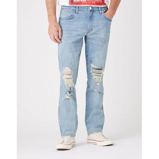WRANGLER GREENSBORO MĘSKIE SPODNIE JEANSOWE INDIGO LEGENDS W15Q5966P 112145821 ze sklepu YouNeedit.pl w kategorii Jeansy męskie - zdjęcie 180313899