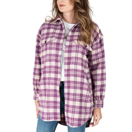 LEE 90S WORKWEAR OVERSHIRT DAMSKA KOSZULA DARK PLUM L46VAU33 112321189 ze sklepu YouNeedit.pl w kategorii Koszule damskie - zdjęcie 180314555