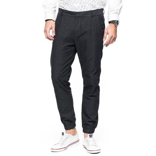 TOM TAILOR SPODNIE MĘSKIE VERNON TAPERED JOGGING PANTS BLACK ze sklepu YouNeedit.pl w kategorii Spodnie męskie - zdjęcie 180314639