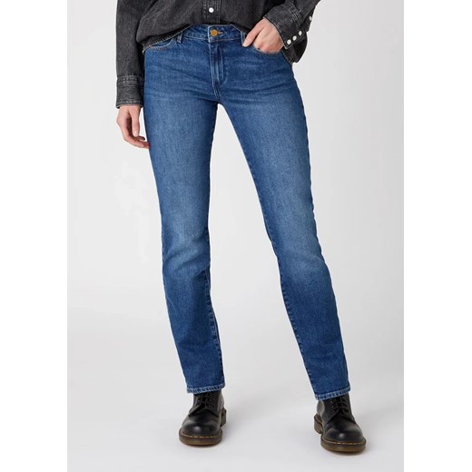 WRANGLER damskie spodnie jeansowe STRAIGHT AIRBLUE 112141301 ze sklepu YouNeedit.pl w kategorii Jeansy damskie - zdjęcie 180314808