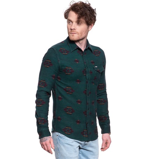 WRANGLER LS 1PKT FLAP SHIRT PINE W5A4BBG01 112130041 ze sklepu YouNeedit.pl w kategorii Koszule męskie - zdjęcie 180315479