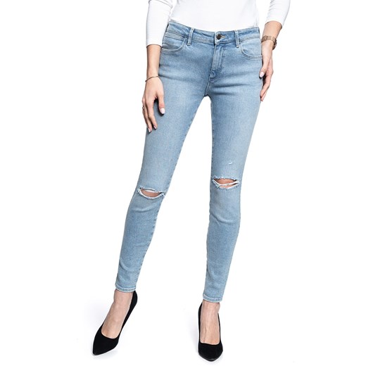 SPODNIE DAMSKIE WRANGLER SKINNY STONED RIBBED W28KTX98R 112128341 ze sklepu YouNeedit.pl w kategorii Jeansy damskie - zdjęcie 180315607