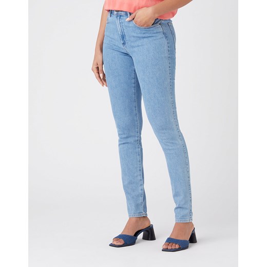 WRANGLER HIGH RISE SKINNY DAMSKIE SPODNIE JEANSOWE CALI BLUE W27HXR414 112145963 ze sklepu YouNeedit.pl w kategorii Jeansy damskie - zdjęcie 180316038