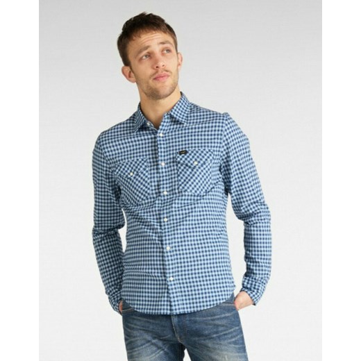 LEE CLEAN WESTERN SHIRT MĘSKA KOSZULA WASHED BLUE L644DJLR 112115494 Lee M YouNeedit.pl