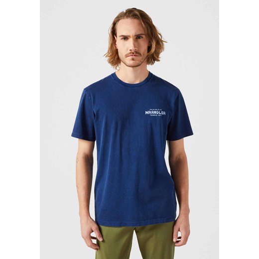 WRANGLER GRAPHIC TEE MĘSKA KOSZULKA T-SHIRT LOGO NAVY 112350530 W7AC011976 ze sklepu YouNeedit.pl w kategorii T-shirty męskie - zdjęcie 180316619