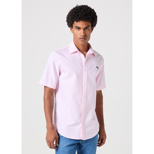 WRANGLER SS ONE POCKET SHIRT MĘSKA KOSZULA PINK STRIPE 112350487 W593016816 ze sklepu YouNeedit.pl w kategorii Koszule męskie - zdjęcie 180316705