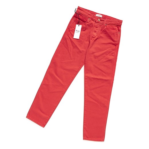 SPODNIE WRANGLER DAMSKIE CROPPED STRAIGHT RED W229DM23K ze sklepu YouNeedit.pl w kategorii Spodnie damskie - zdjęcie 180316955