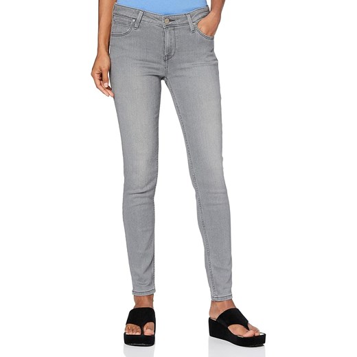 LEE SCARLETT DAMSKIE SPODNIE JEANSOWE JEANSY DŻINSY GREY WORN L526GYWU 112111670 ze sklepu YouNeedit.pl w kategorii Jeansy damskie - zdjęcie 180317149