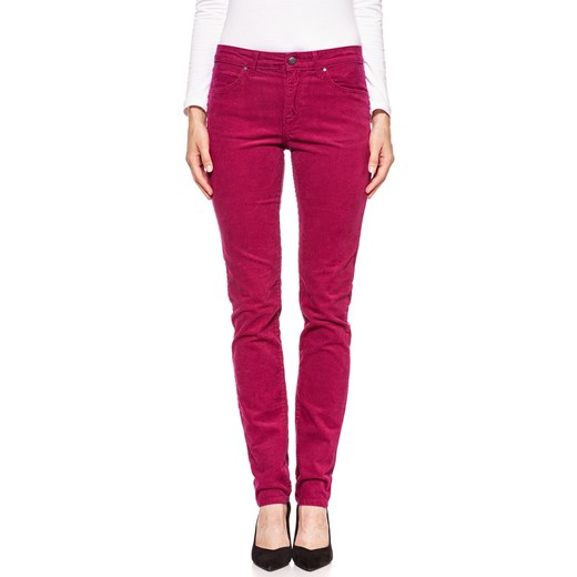DAMSKIE SPODNIE SZTRUKSOWE WRANGLER SLIM CHERRY W28LEK18V 112128384 ze sklepu YouNeedit.pl w kategorii Jeansy damskie - zdjęcie 180317377