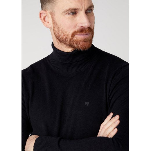 WRANGLER ROLL NECK KNIT MĘSKI SWETER BLACK W8D42P100 Wrangler XL YouNeedit.pl