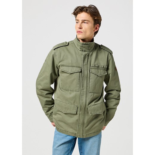 WRANGLER MĘSKA KURTKA ZIMOWA FIELD JACKET DUSTY OLIVE GREEN 112357273 W4F1013993 ze sklepu YouNeedit.pl w kategorii Kurtki męskie - zdjęcie 180317547