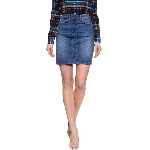 SPÓDNICA JEANSOWA LEE A LINE SKIRT BLUE DROP L38NROEM 112108295 ze sklepu YouNeedit.pl w kategorii Spódnice - zdjęcie 180317809