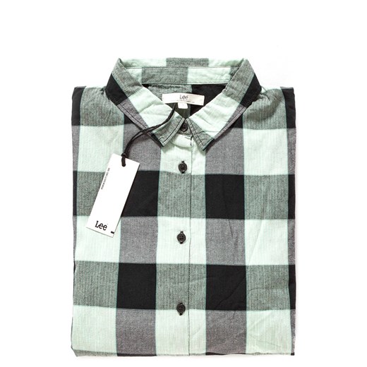 KOSZULA DAMSKA LEE BELL SKOSZULA DAMSKA LEEVE SHIRT PALE MINT L45ZKHER 112110688 ze sklepu YouNeedit.pl w kategorii Koszule damskie - zdjęcie 180317925