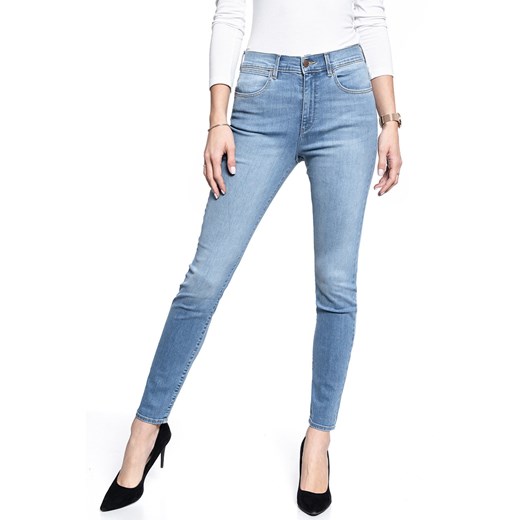 SPODNIE DAMSKIE WRANGLER SKINNY HIGH RISE STAYIN' LIGHT W27HJM96D 112128089 ze sklepu YouNeedit.pl w kategorii Jeansy damskie - zdjęcie 180317978