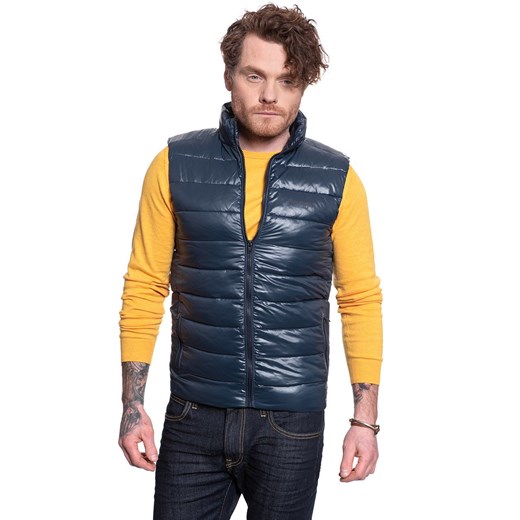 WRANGLER PUFFER VEST NAVY W4A3XT114 112129072 ze sklepu YouNeedit.pl w kategorii Kamizelki męskie - zdjęcie 180318276