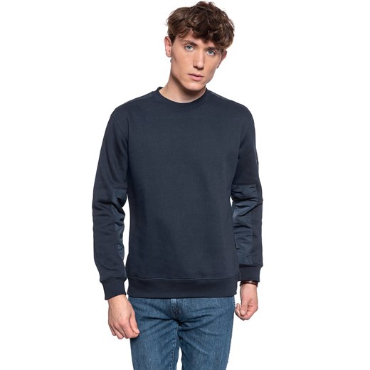 LEE BLUZA COLORBLOCK CREW SWS MIDNIGHT NAVY L81JTTMA 112121811 ze sklepu YouNeedit.pl w kategorii Bluzy męskie - zdjęcie 180318396