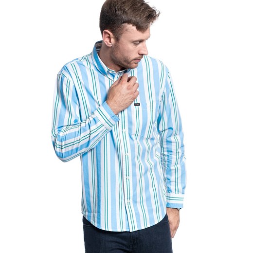 KOSZULA MĘSKA LEE RIVETED SHIRT SKY BLUE L66IDRNR 112116422 ze sklepu YouNeedit.pl w kategorii Koszule męskie - zdjęcie 180318449