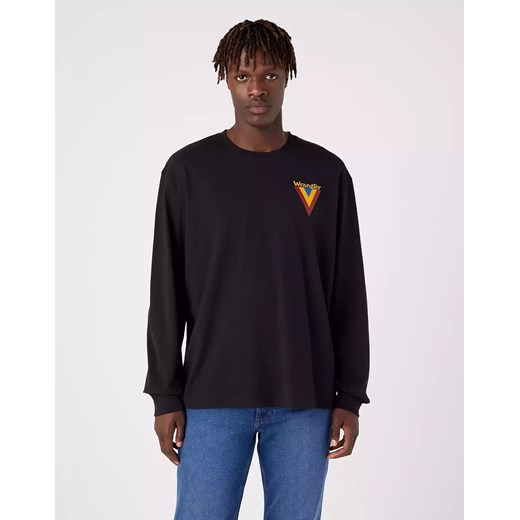 WRANGLER CHEST LOGO TEE MĘSKI LONGSLEEVE KOSZULKA Z DŁUGIM RĘKAWEM BLACK W7BKEE100 112321459 ze sklepu YouNeedit.pl w kategorii T-shirty męskie - zdjęcie 180318497