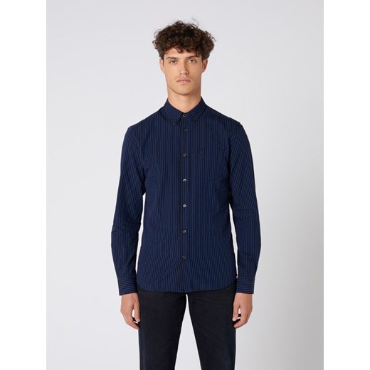 KOSZULA MĘSKA WRANGLER LS 1PKT BDOWN SHIRT DRESS BLUE W5F34MX20 112130125 ze sklepu YouNeedit.pl w kategorii Koszule męskie - zdjęcie 180318515