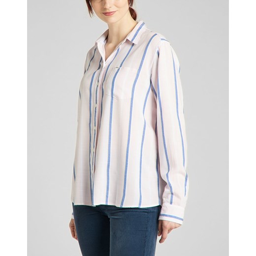 LEE ONE POCKET SHIRT DAMSKA KOSZULA DŁUGI RĘKAW PALE LILAC L45TXDSU 112140167 ze sklepu YouNeedit.pl w kategorii Koszule damskie - zdjęcie 180318625