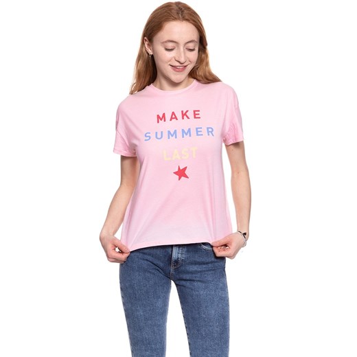 WRANGLER T SHIRT DAMSKI SUMMER TEE ROSE SHADOW W7366EVS8 112130998 ze sklepu YouNeedit.pl w kategorii Bluzki damskie - zdjęcie 180318665