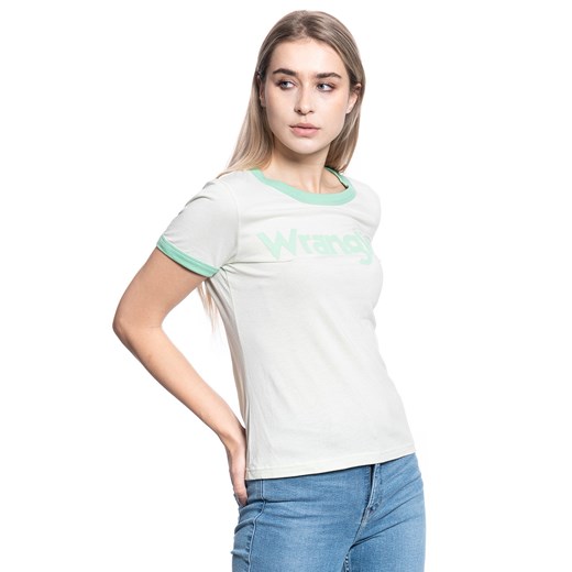 DAMSKI T-SHIRT WRANGLER RINGER TEE ALMOST AQUA W7N0EVG11 112131952 ze sklepu YouNeedit.pl w kategorii Bluzki damskie - zdjęcie 180318749