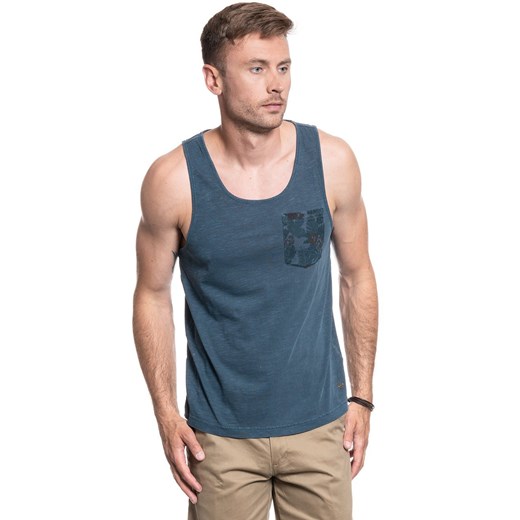 TANK TOP MĘSKI MUSTANG T SHIRT Axel AOP CP+overdye 1009538 4085 ze sklepu YouNeedit.pl w kategorii T-shirty męskie - zdjęcie 180318856