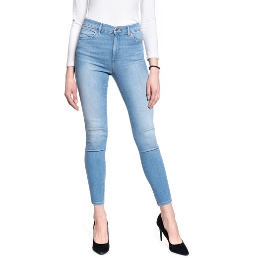 SPODNIE DAMSKIE WRANGLER HIGH RISE SKINNY SOFT CLOUD W27HZI29R 112128152 ze sklepu YouNeedit.pl w kategorii Jeansy damskie - zdjęcie 180318886