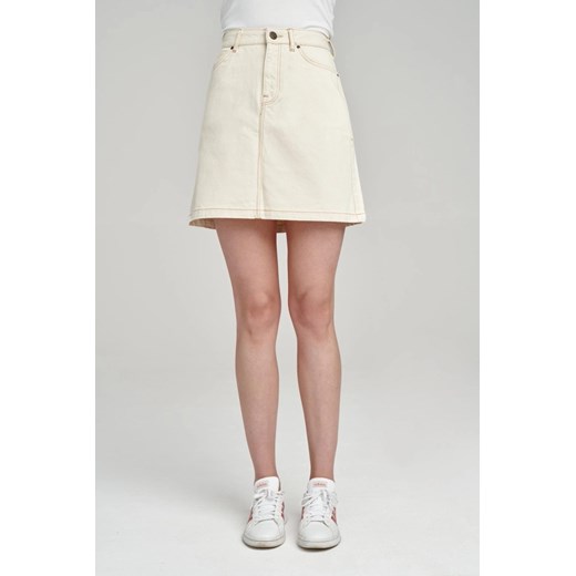 LEE SEASONAL SKIRT DAMSKA SPÓDNICA MINI OFF WHITE L38ACXFR 112108133 ze sklepu YouNeedit.pl w kategorii Spódnice - zdjęcie 180319047