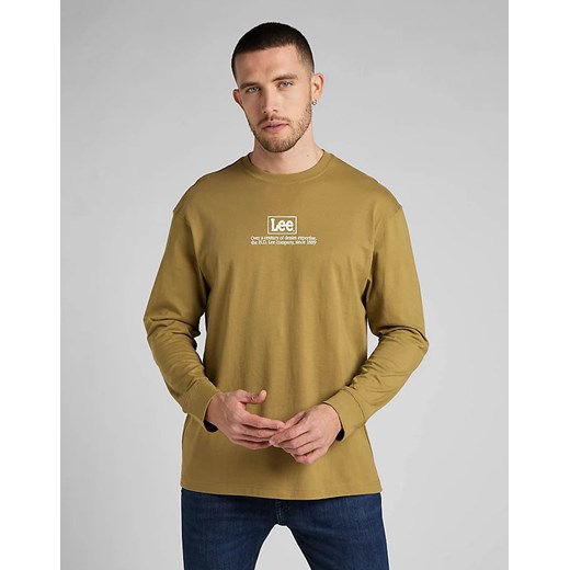 LEE LS LOGO LOOSE TEE MĘSKA KOSZULKA Z DŁUGIM RĘKAWEM LOGO L69AFQ85 112321850 ze sklepu YouNeedit.pl w kategorii T-shirty męskie - zdjęcie 180319145