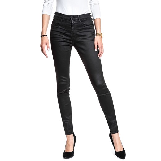 WRANGLER HIGH RISE SKINNY COATED BLACK W27HWT067 112128139 ze sklepu YouNeedit.pl w kategorii Jeansy damskie - zdjęcie 180319309