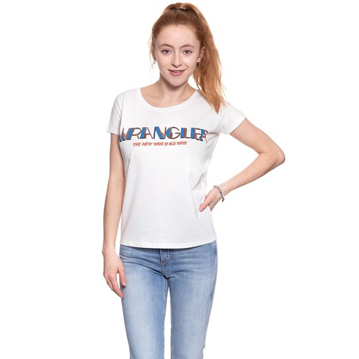 WRANGLER T SHIRT DAMSKI T-SHIRTS SS GRAPHIC OFFWH W7Z02EV02 112132143 ze sklepu YouNeedit.pl w kategorii Bluzki damskie - zdjęcie 180319419