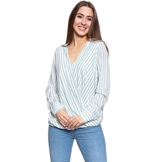 DAMSKA BLUZKA MUSTANG Erika wrap stripe 1009948 11777 ze sklepu YouNeedit.pl w kategorii Bluzki damskie - zdjęcie 180319628