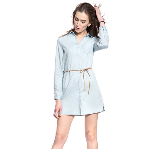 WRANGLER SHIRT DRESS LIGHT IDNIGO W90575G2E ze sklepu YouNeedit.pl w kategorii Sukienki - zdjęcie 180319655