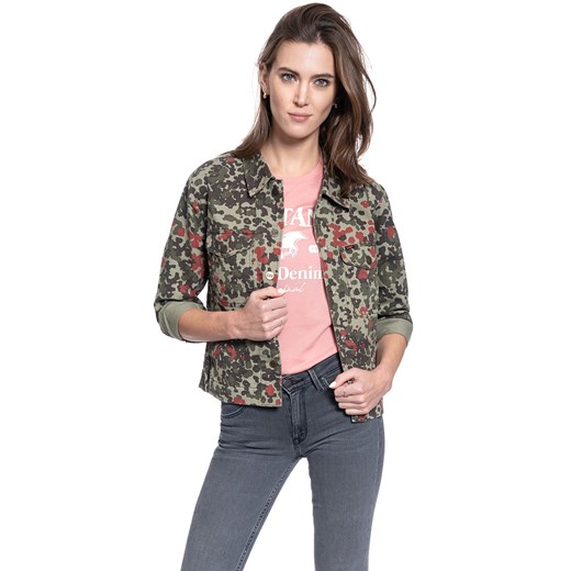KURTKA JEANSOWA DAMSKA LEE MILITARY OVERSHIRT REGULAR L51BSBQY 112111517 ze sklepu YouNeedit.pl w kategorii Kurtki damskie - zdjęcie 180319946