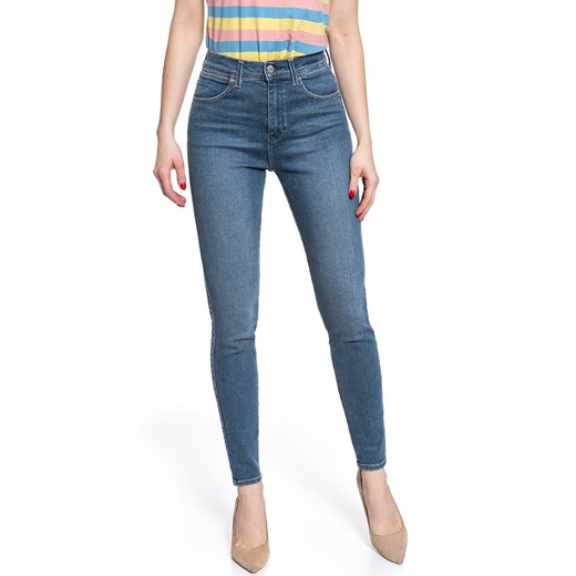 WRANGLER HIGH RISE SKINNY USED TINT W27HTX50H 112128127 ze sklepu YouNeedit.pl w kategorii Jeansy damskie - zdjęcie 180320058