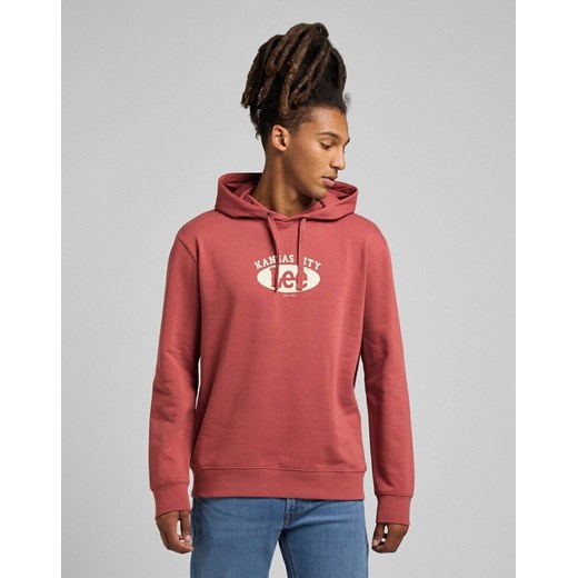 LEE HOODIE MĘSKA BLUZA Z KAPTUREM CINNAMON L80EEJVG 112320152 ze sklepu YouNeedit.pl w kategorii Bluzy męskie - zdjęcie 180320366