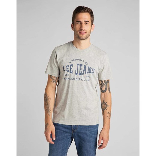 MĘSKI T-SHIRT LEE LOGO TEE GREY MELE L65WFQ37 112116246 ze sklepu YouNeedit.pl w kategorii T-shirty męskie - zdjęcie 180320456