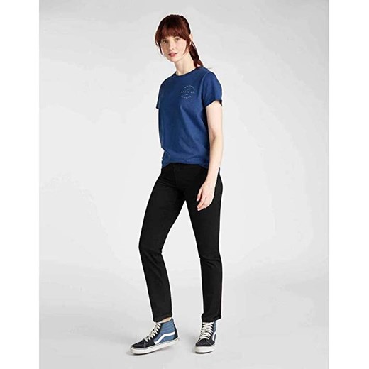 LEE SEASONAL GRAPHIC TEE DAMSKI T-SHIRT KOSZULKA NADRUK REGULAR FIT WASHED BLUE L41OFELR 112109108 ze sklepu YouNeedit.pl w kategorii Bluzki damskie - zdjęcie 180320615