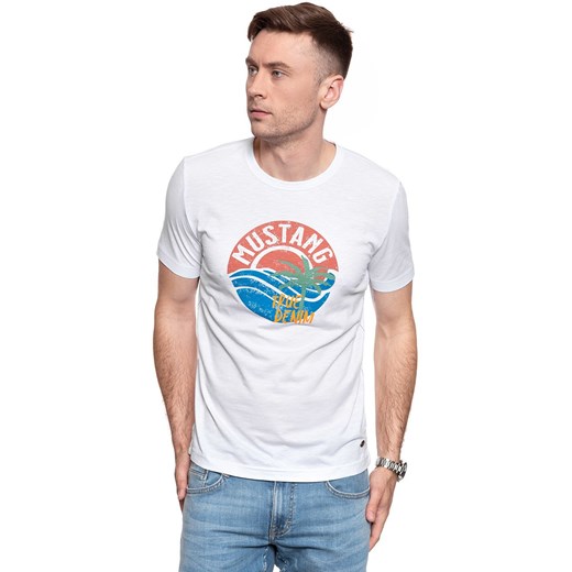 MUSTANG T SHIRT Alex C Print 1009534 2045 ze sklepu YouNeedit.pl w kategorii T-shirty męskie - zdjęcie 180320655