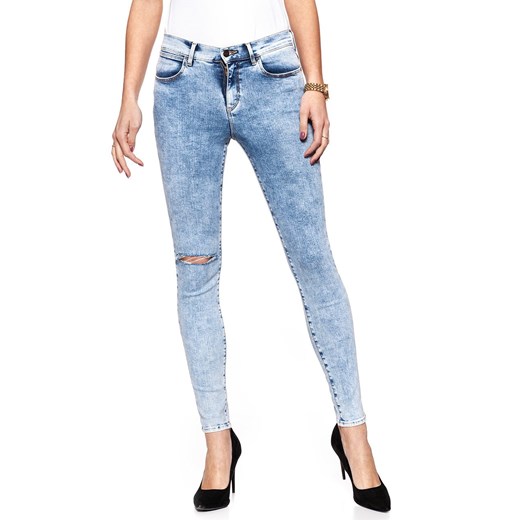 WRANGLER HIGH RISE SKINNY WROCK BLUE W27HSV24S 112128119 ze sklepu YouNeedit.pl w kategorii Jeansy damskie - zdjęcie 180320835