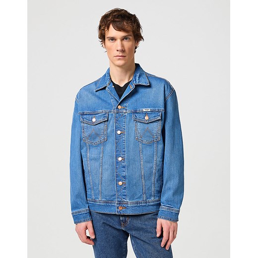 WRANGLER ANTI FIT JACKET MĘSKA KURTKA JEANSOWA JEANS BLUE EYES W459DNY96 112331171 ze sklepu YouNeedit.pl w kategorii Kurtki męskie - zdjęcie 180321015