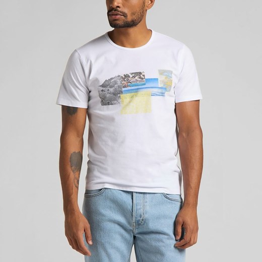 LEE SS PICTURE TEE MĘSKI T-SHIRT WHITE L60ZFE12 112113658 ze sklepu YouNeedit.pl w kategorii T-shirty męskie - zdjęcie 180321239